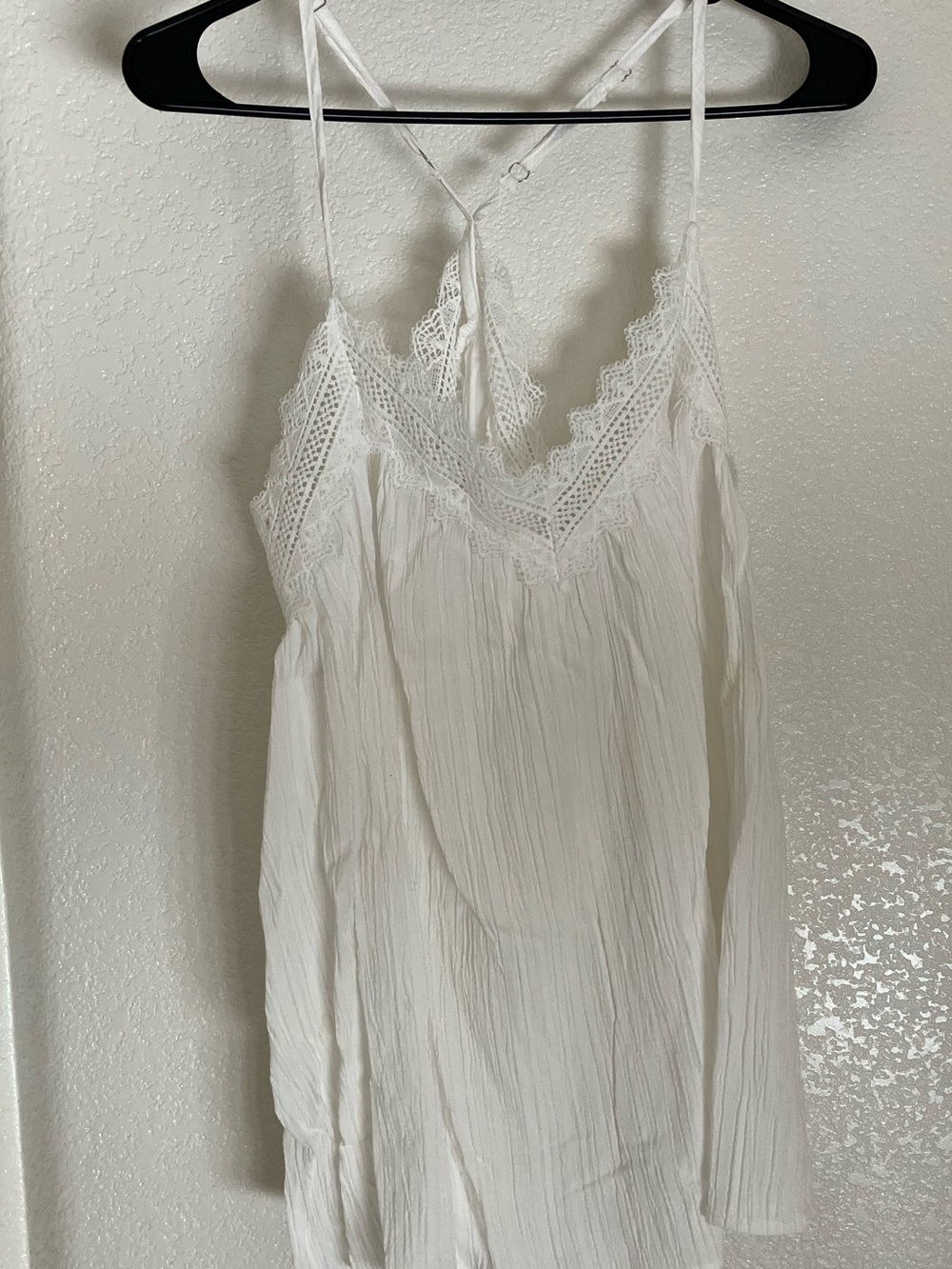 Lace top womenโs camisole tank